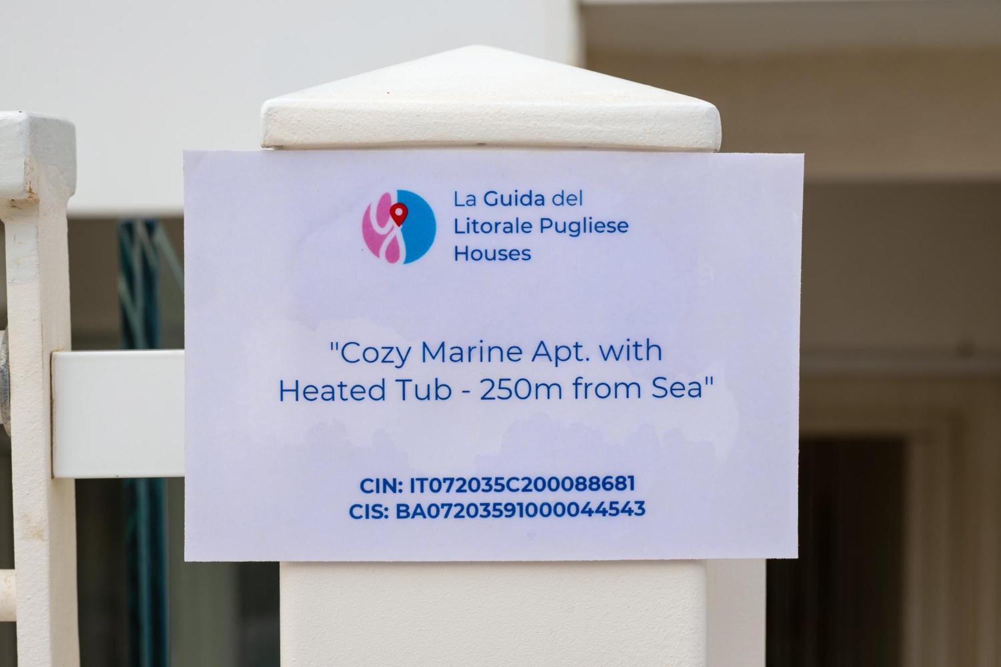 Cozy Marine Apt With Jacuzzi - 250Mt From Sea Polignano a Mare Exteriör bild